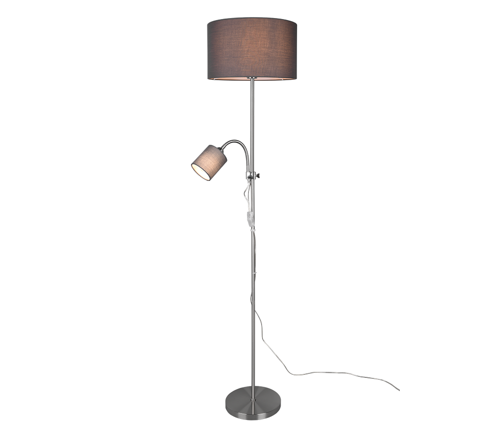OWEN | Floor lamp | Nickel mat | Metal
