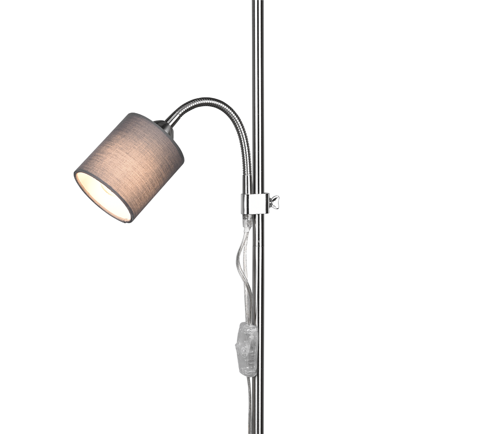 OWEN | Floor lamp | Nickel mat | Metal