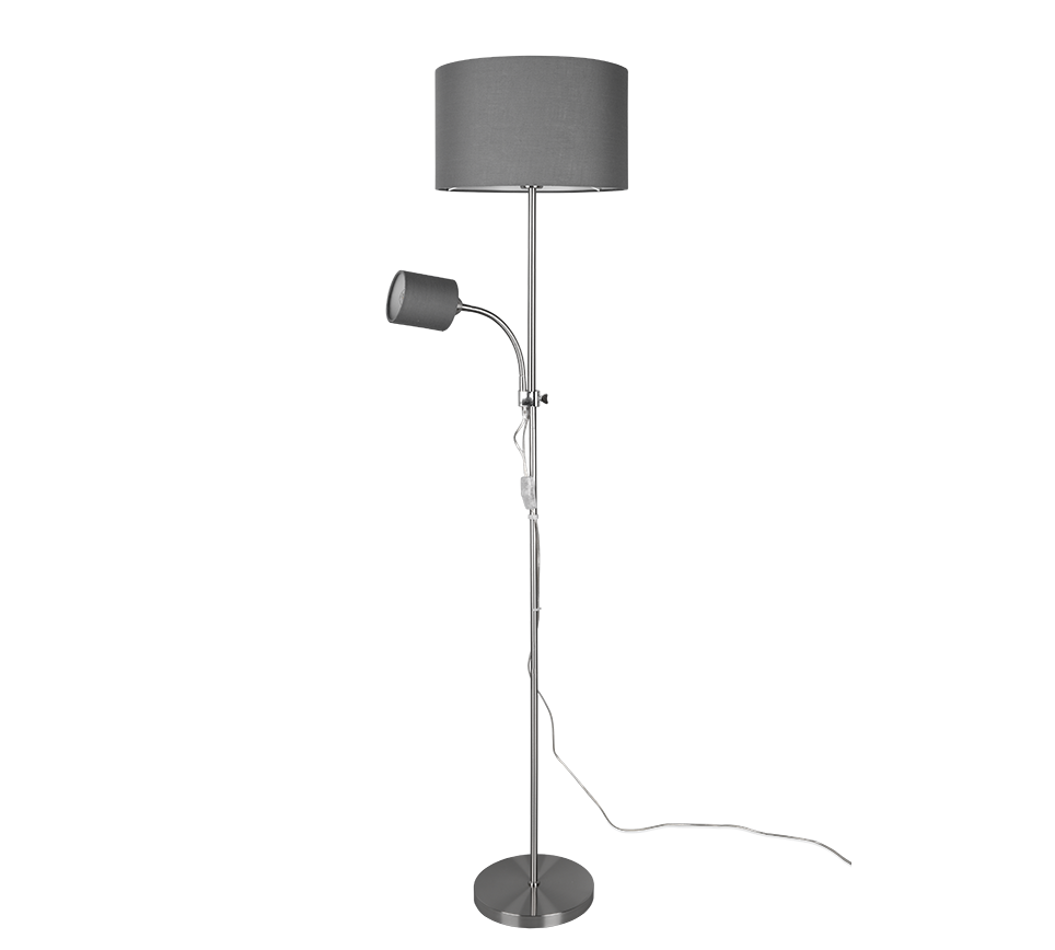 OWEN | Floor lamp | Nickel mat | Metal