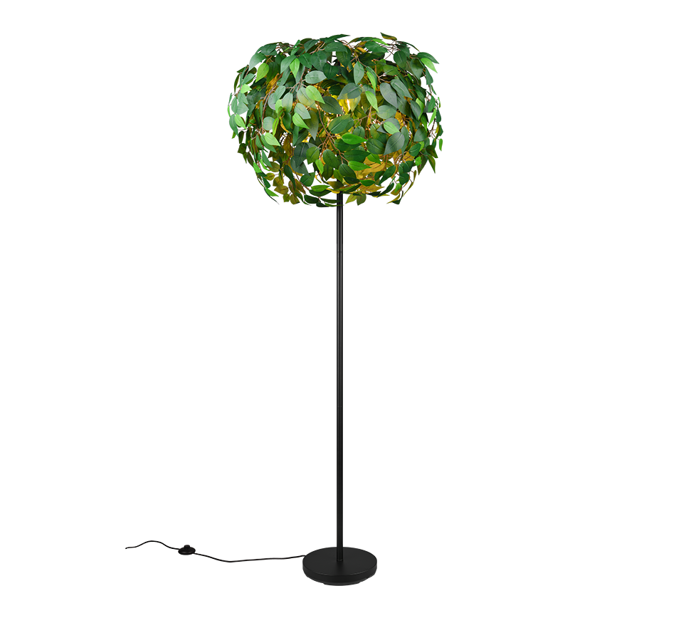 LEAVY | Floor lamp | Black mat | Metal