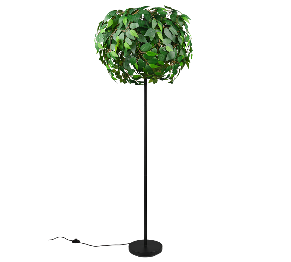 LEAVY | Floor lamp | Black mat | Metal