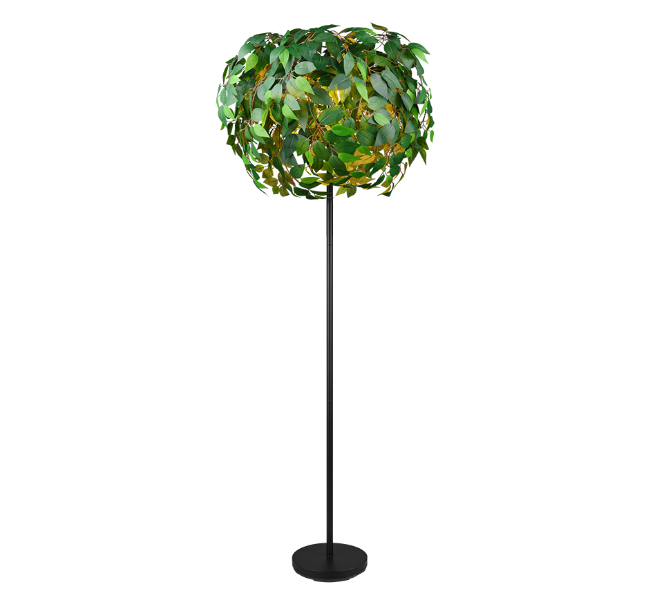 LEAVY | Floor lamp | Black mat | Metal