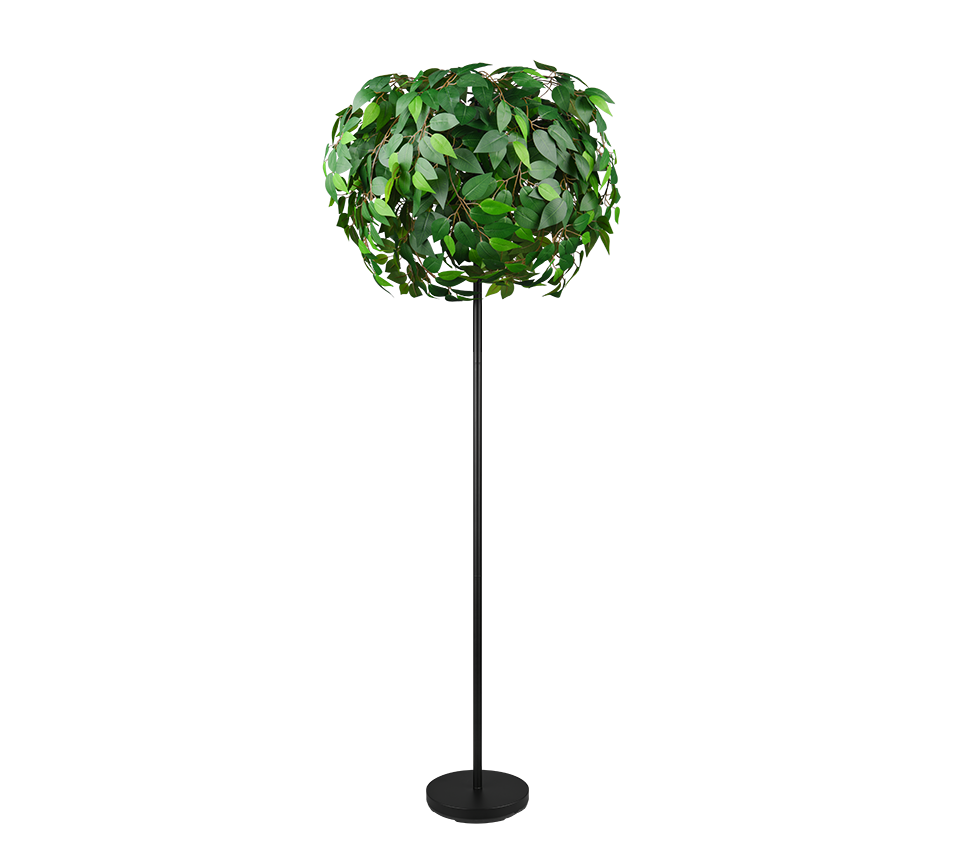 LEAVY | Floor lamp | Black mat | Metal