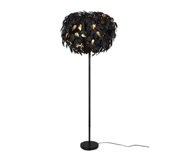 LEAVY | Floor lamp | Black mat | Metal