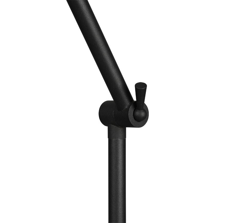 ENZO | Floor lamp | Black mat | Metal