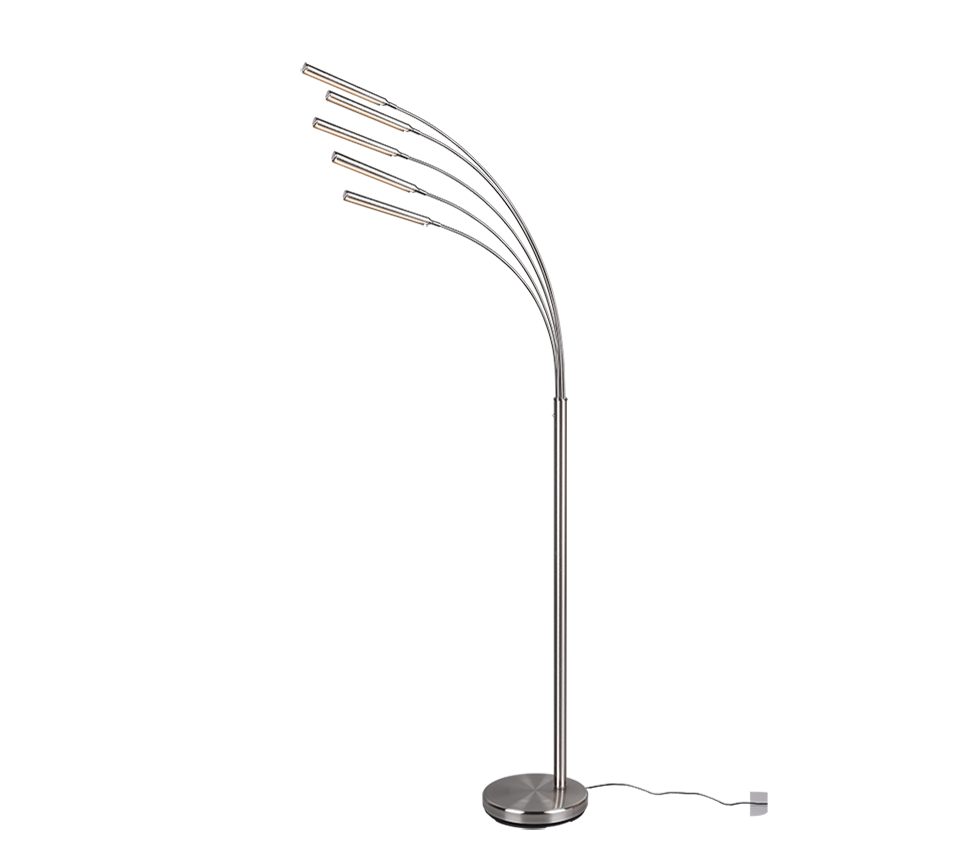 REED | Floor lamp | Nickel mat | Metal