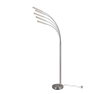 REED | Floor lamp | Nickel mat | Metal