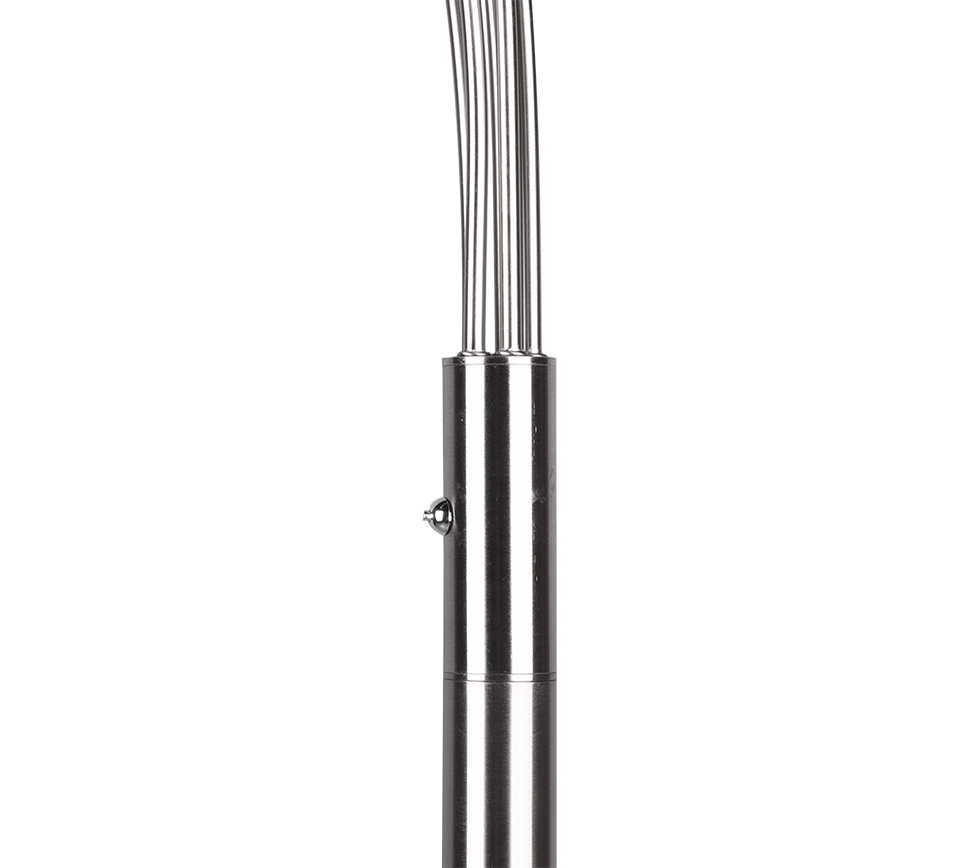REED | Floor lamp | Nickel mat | Metal