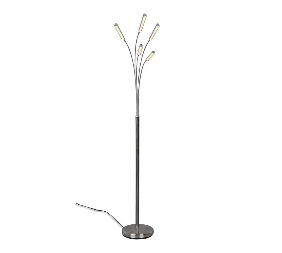 REED | Floor lamp | Nickel mat | Metal
