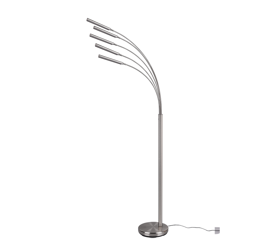 REED | Floor lamp | Nickel mat | Metal