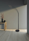 REED | Floor lamp | Nickel mat | Metal