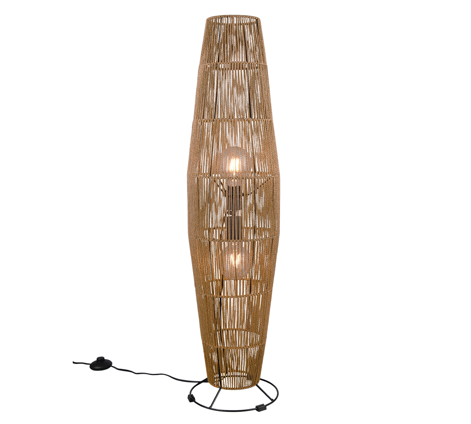 MIKI | Floor lamp | Brown | Paper