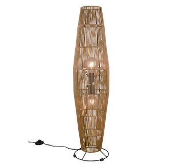 MIKI | Floor lamp | Brown | Paper