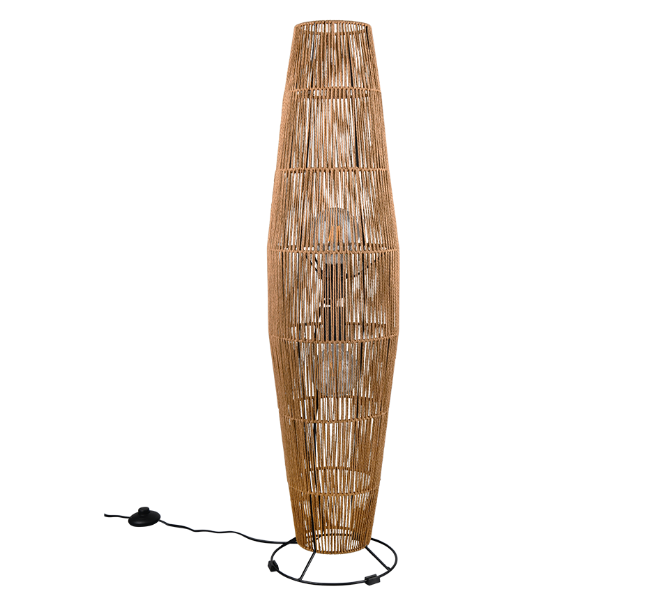 MIKI | Floor lamp | Brown | Paper