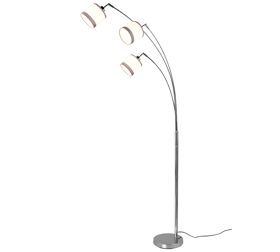 DAVOS | Floor lamp | Chrome | Metal