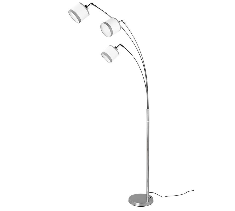 DAVOS | Floor lamp | Chrome | Metal