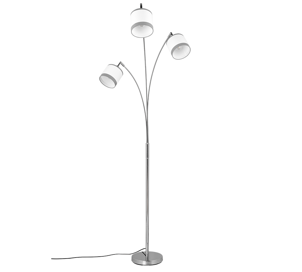 DAVOS | Floor lamp | Chrome | Metal