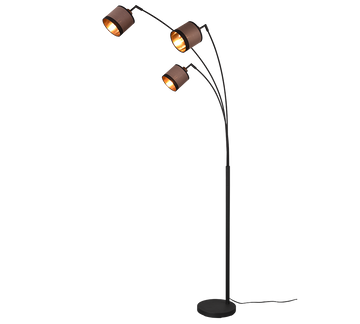 DAVOS | Floor lamp | Black mat | Metal