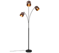 DAVOS | Floor lamp | Black mat | Metal