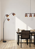 DAVOS | Floor lamp | Black mat | Metal