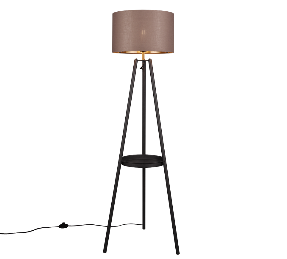 COLETTE | Floor lamp | Black mat | Metal