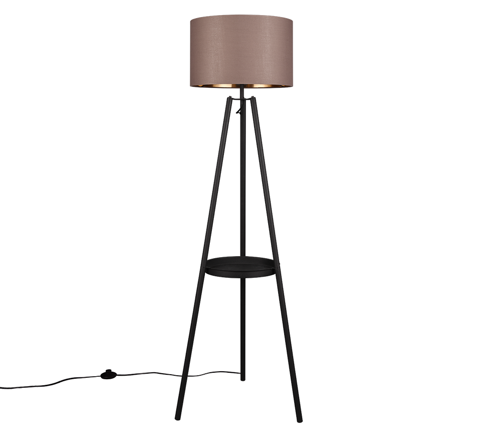 COLETTE | Floor lamp | Black mat | Metal