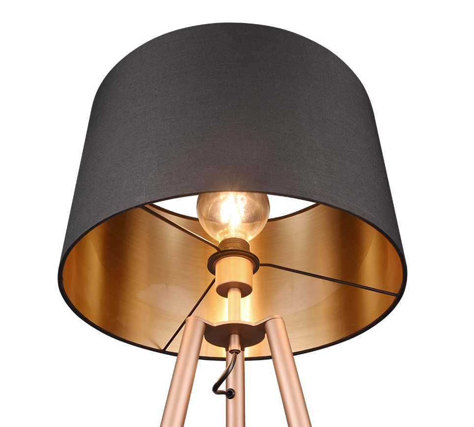 COLETTE | Floor lamp | Coffee | Metal