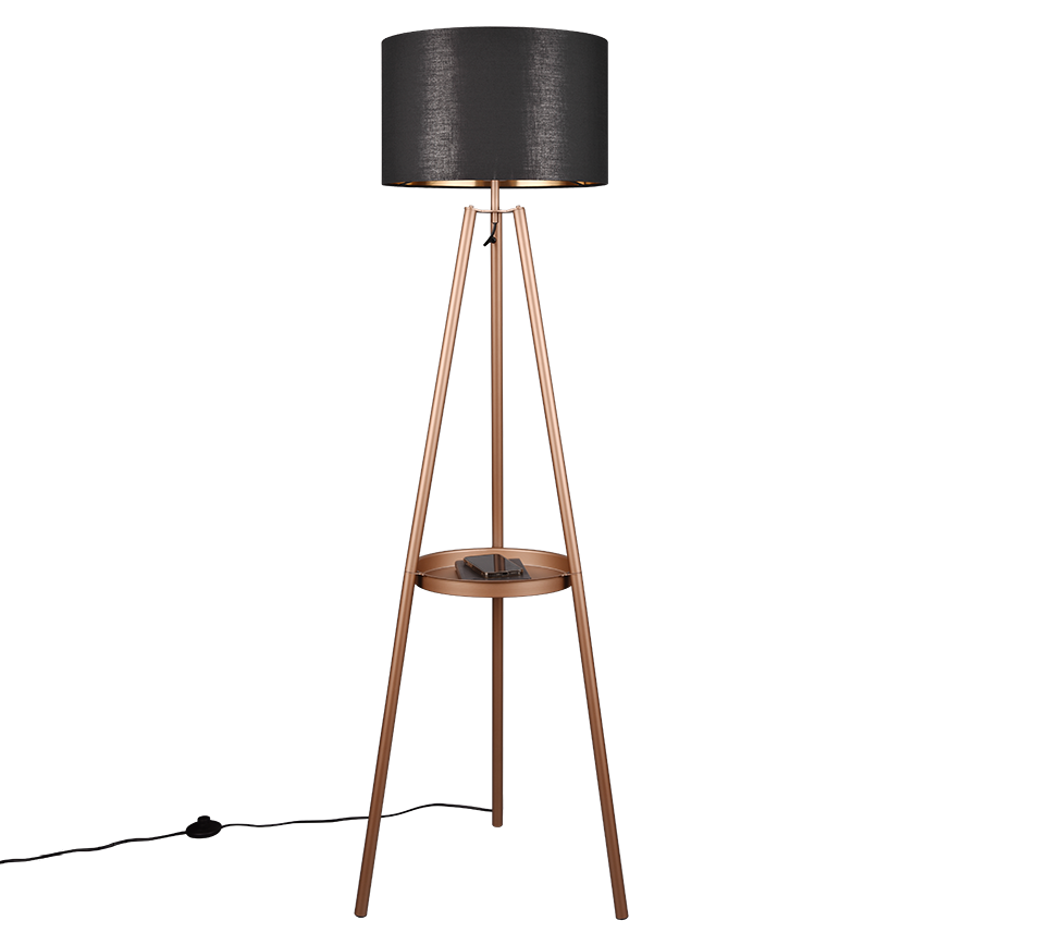COLETTE | Floor lamp | Coffee | Metal