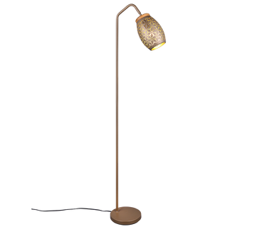 BIDAR | Floor lamp | Coffee | Metal