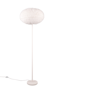 FURRY | Floor lamp | White | Synthetik Plüsch