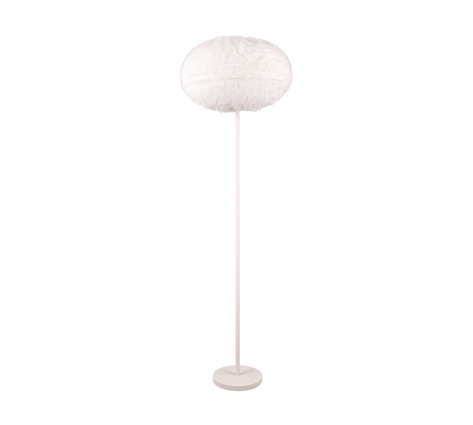FURRY | Floor lamp | White | Synthetik Plüsch