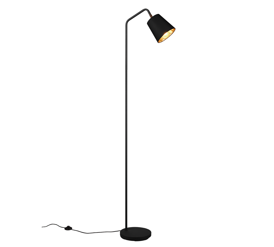 BUDDY | Floor lamp | Black mat | Metal