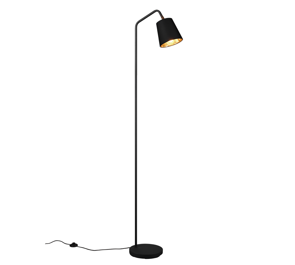 BUDDY | Floor lamp | Black mat | Metal