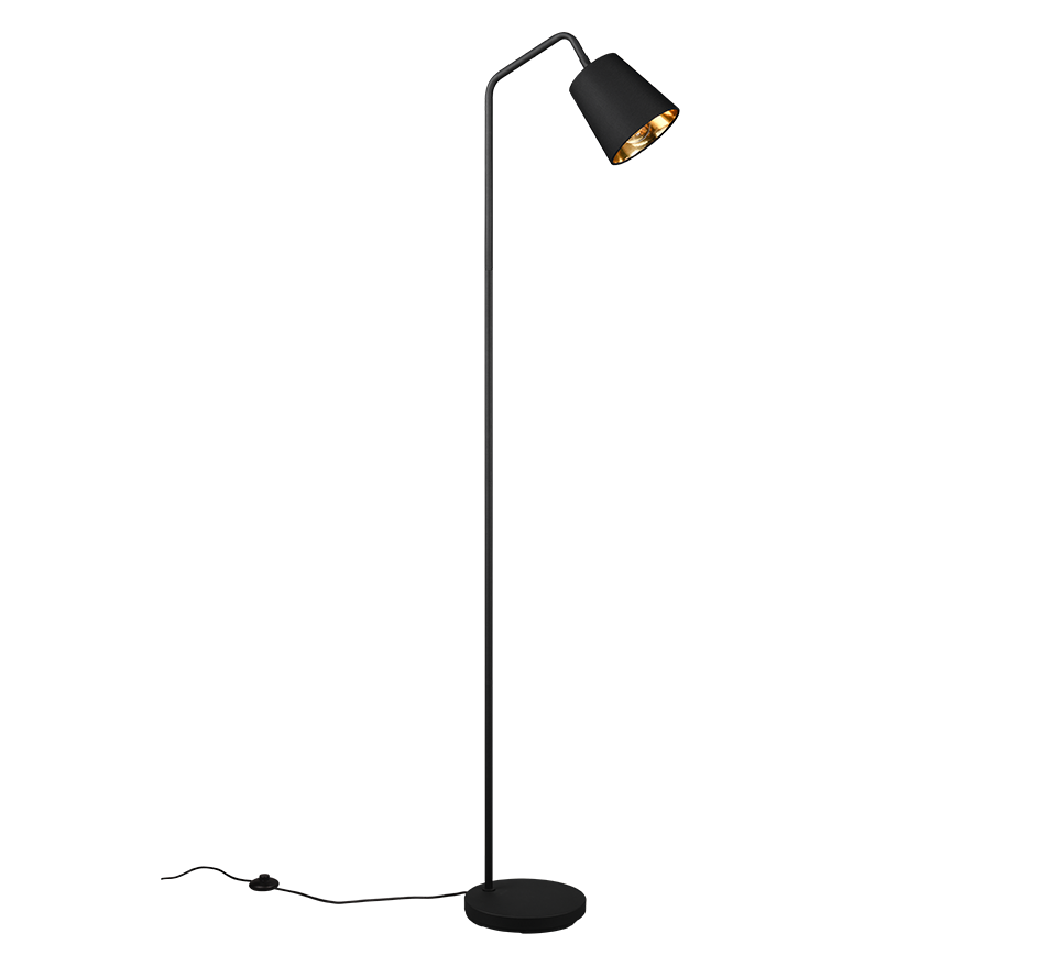BUDDY | Floor lamp | Black mat | Metal