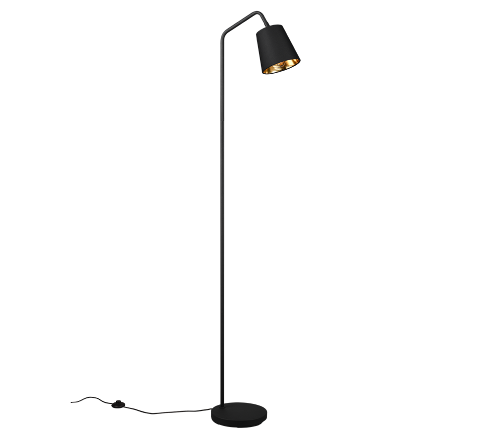 BUDDY | Floor lamp | Black mat | Metal