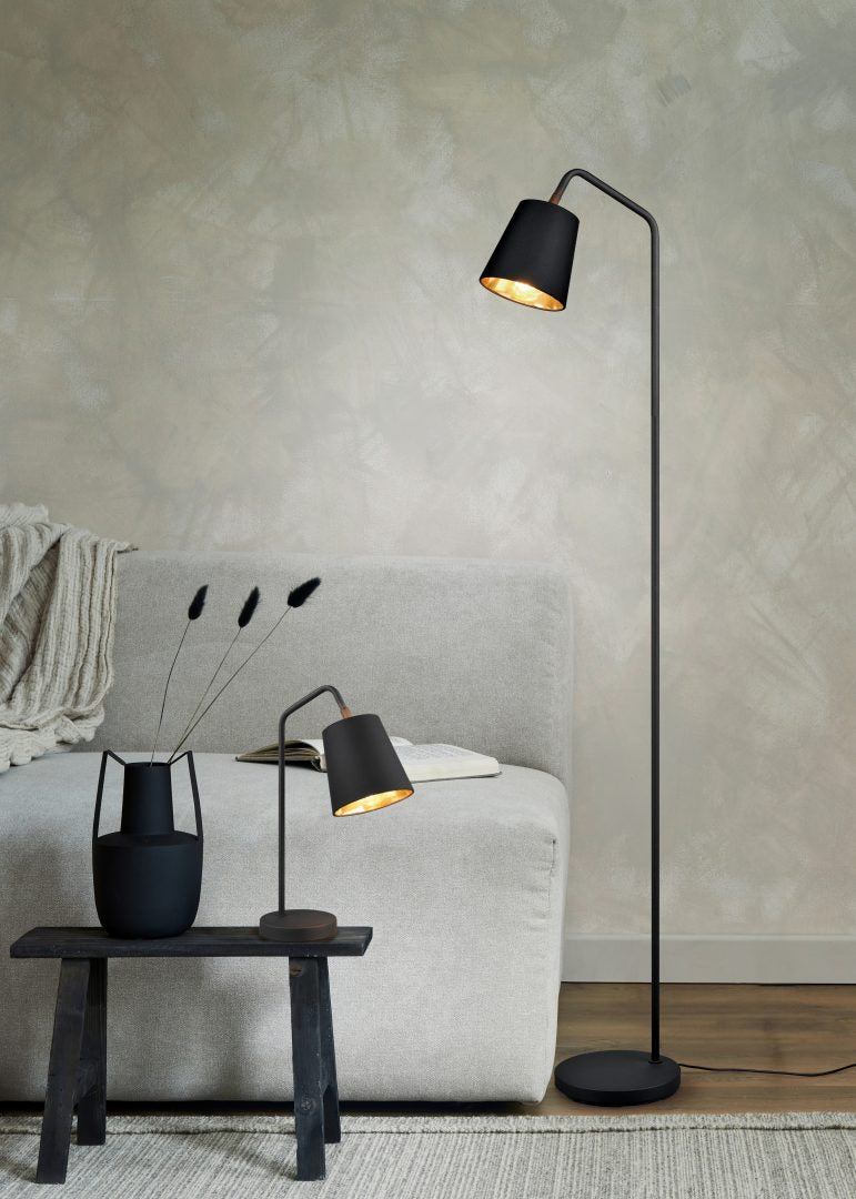 BUDDY | Floor lamp | Black mat | Metal