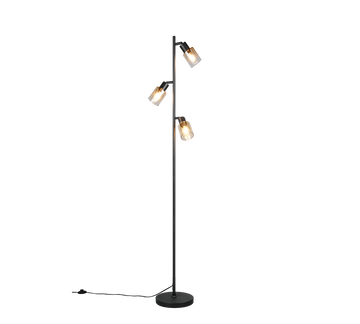 CADIZ | Floor lamp | Black mat | Metal