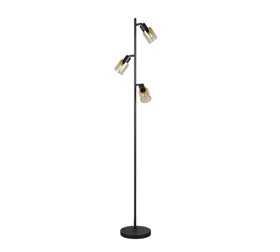 CADIZ | Floor lamp | Black mat | Metal