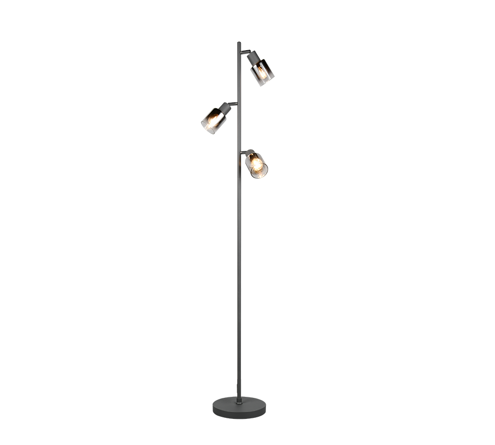 CADIZ | Floor lamp | Black mat | Metal