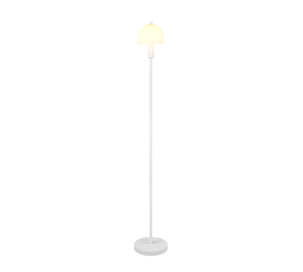 GLENN | Floor lamp | White mat | Metal