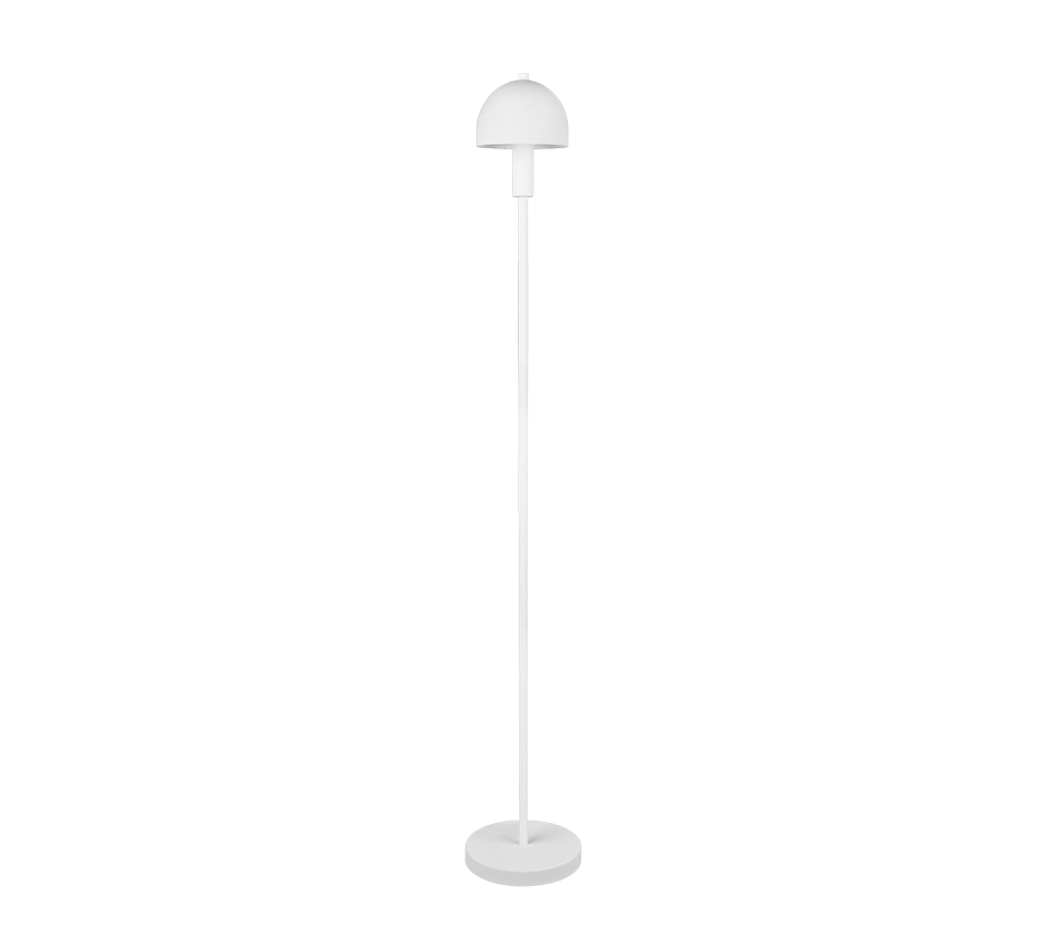GLENN | Floor lamp | White mat | Metal