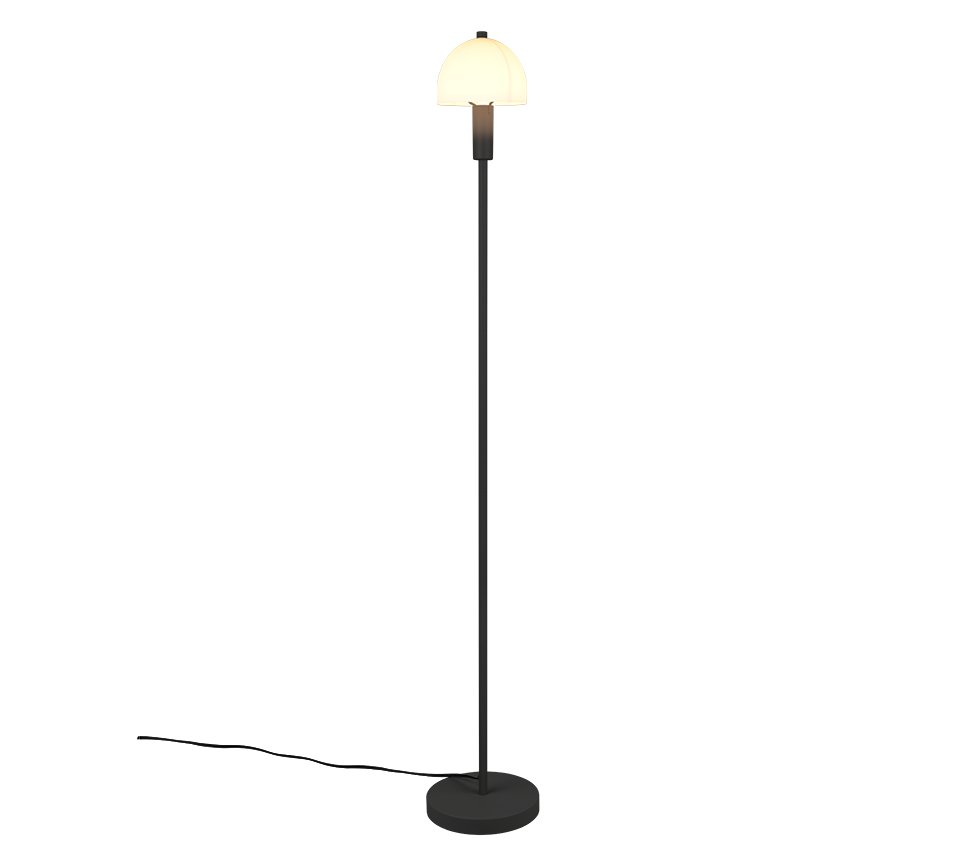 GLENN | Floor lamp | Black mat | Metal