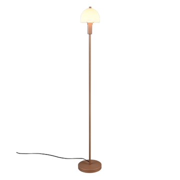 GLENN | Floor lamp | Coffee | Metal