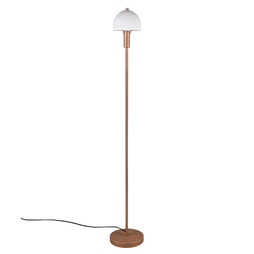 GLENN | Floor lamp | Coffee | Metal
