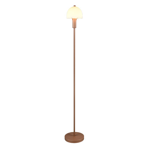 GLENN | Floor lamp | Coffee | Metal
