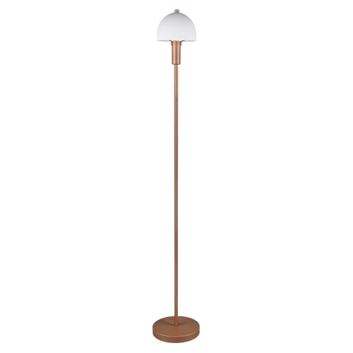 GLENN | Floor lamp | Coffee | Metal