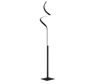 COURSE | Floor lamp | Black mat | Metal