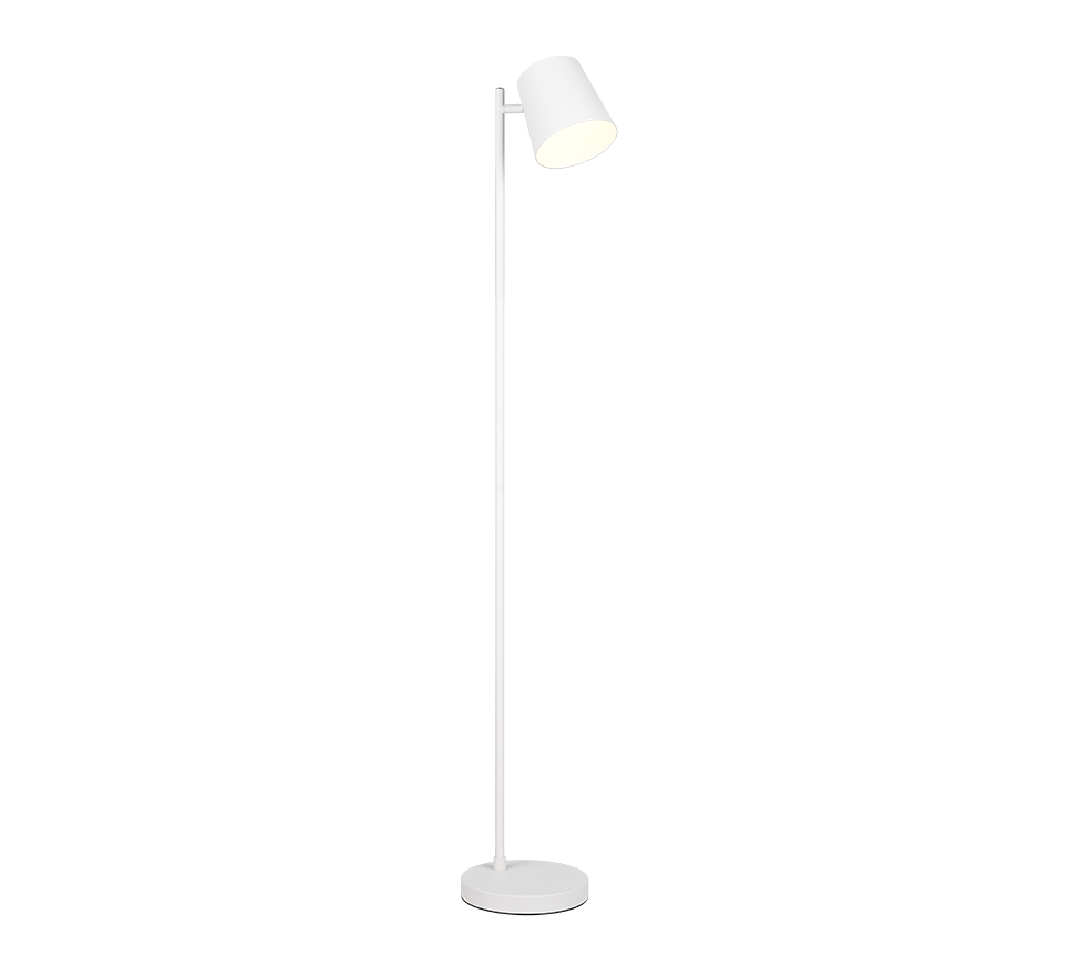 BLAKE | Floor lamp | White mat | Metal