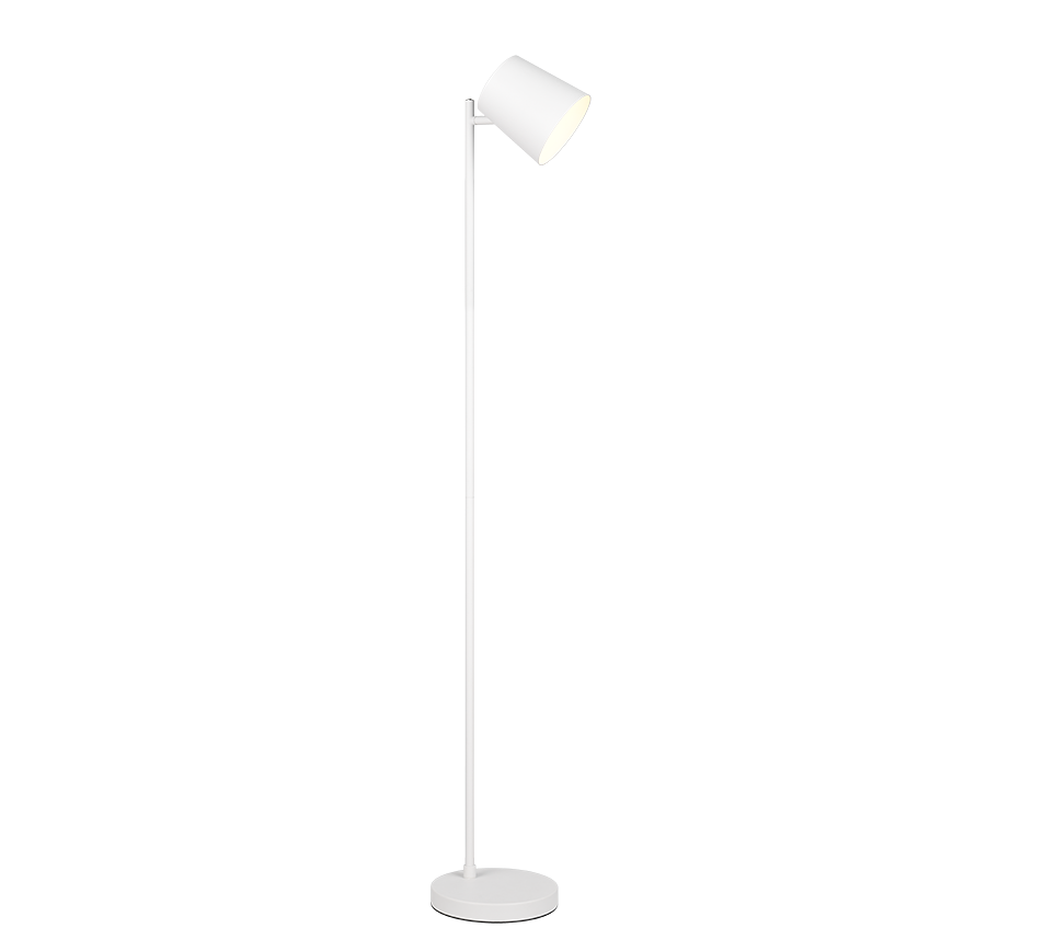 BLAKE | Floor lamp | White mat | Metal