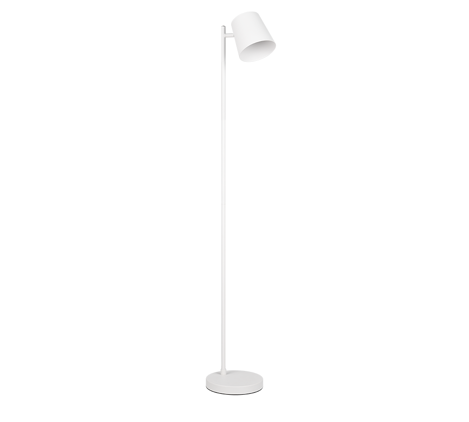 BLAKE | Floor lamp | White mat | Metal